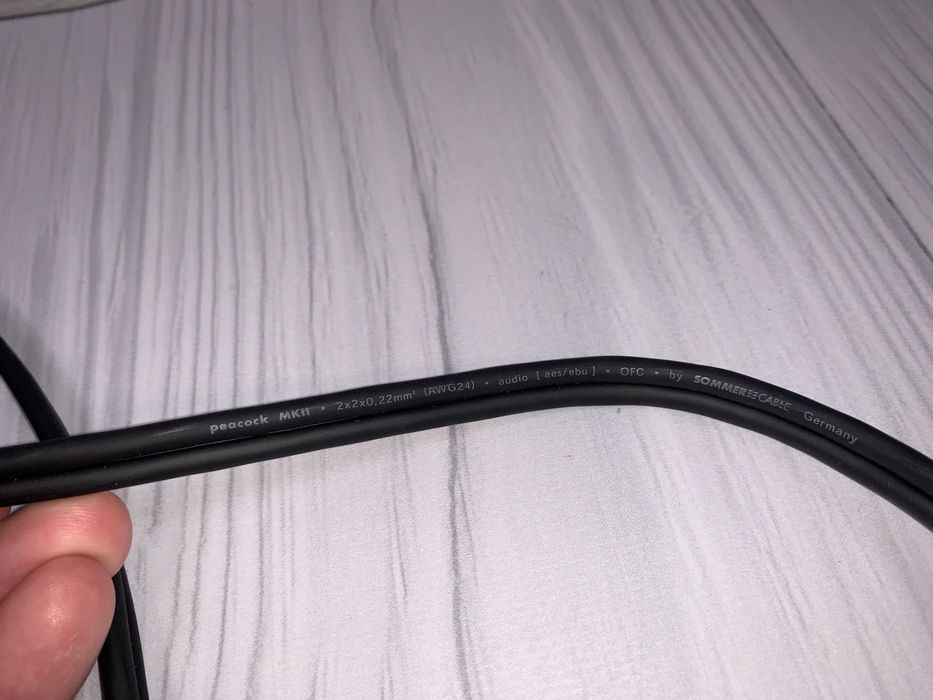 Межблочный кабель Peacock mk2 (обмен/продажа) 4.4 to xlr cable