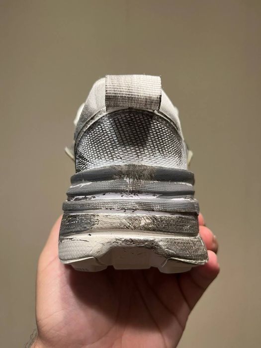 ЕЛІТНІ! Nike V2K Runtekk White Silver Custom 36 37 38 39 40 41 42 43 44 45 найк в2к рантек білі сірі кастом