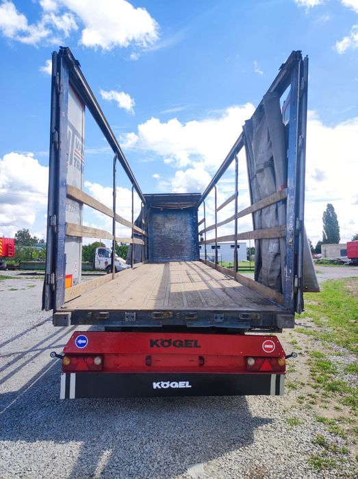 Штора полуприцеп когель площадка соломовоз лісовоз переобладнання