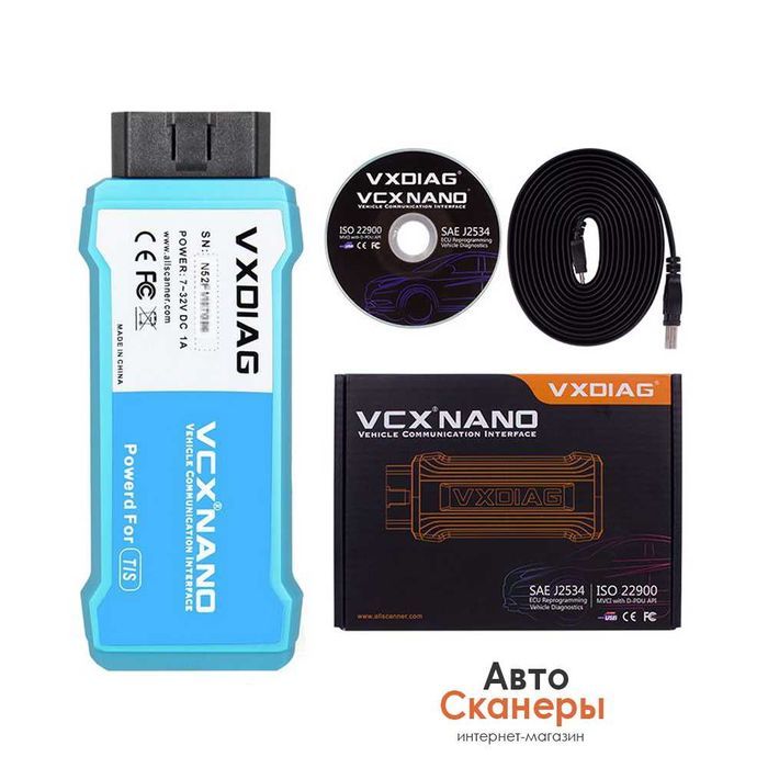 Диагностический адаптер VXDIAG VCX Nano для Toyota/Lexus/Scion