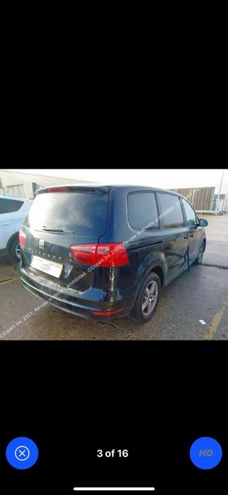 Запчасти Запчастини Розборка Seat Alhambra 7N Сеат 2012 Капот Бампер