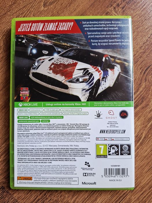 Need for Speed Rivals (PL) XboX 360