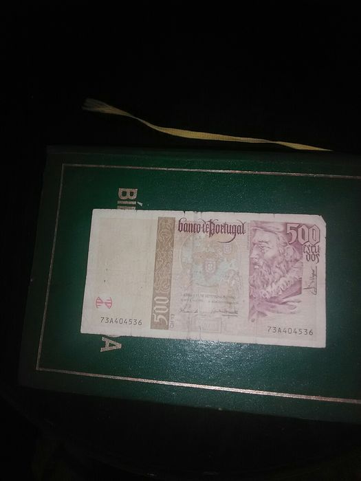 Notas antigas escudos