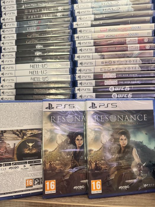 Офіційні диски з грою Resonance: A Plague Tale Legacy (PS5) (укр титри)