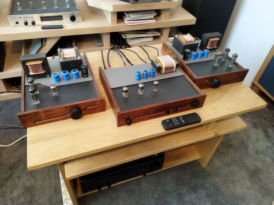 Wzmacniacz lampowy monoblok preamp