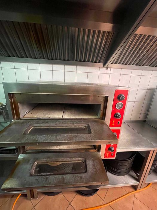 Piec do pizzy Stalgast dwukomorowy