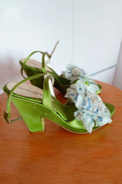 Buty na obcasie Italobalestri r.37 24cm, obcas 10,5cm