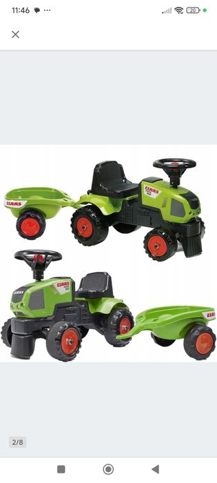 Ciągnik z przyczepą