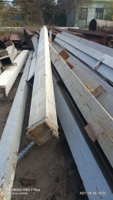 Колонны, опоры, стойки, столбы для кран-балки, ангара, навеса