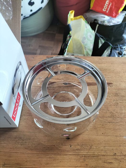Bodum rechauld de chá em vidro