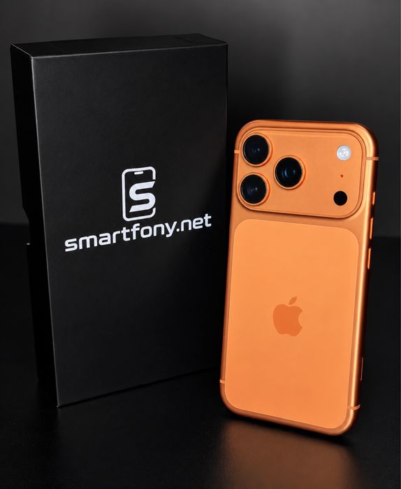iPhone 17 Pro 512 GB Cosmic Orange  | SIM+ESIM | Standard ASIS | Bateria 100% | Gwarancja 12M | RATY