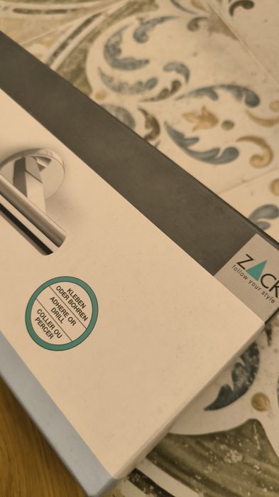 Wieszak na ręcznik reling 51cm Zack Scala stal inox