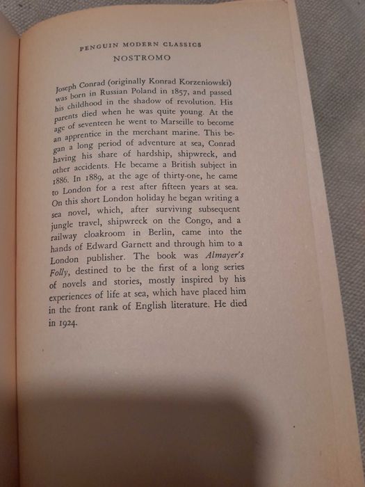 Nostromo - livro