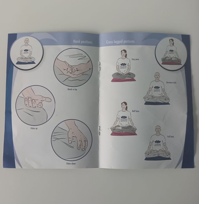 Almofada de meditação Calming Breath.