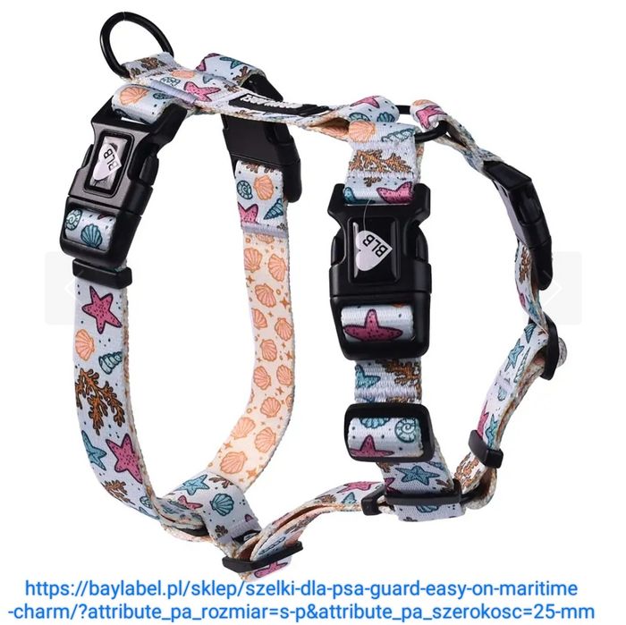 NOWE Baylabel Szelki dla psa Guard Easy On Maritime Charm S+