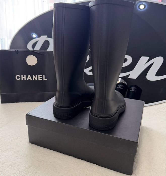 В наявності 39 р.Чоботи жіночі Chanel,Сапоги женские шанель,чобо