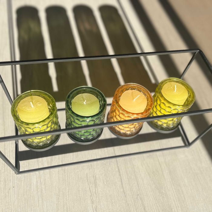 Porta 4 velas - Como novo