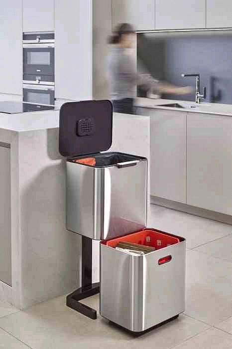 Kosz do segregacji 60l Totem Max, stal / Joseph Joseph