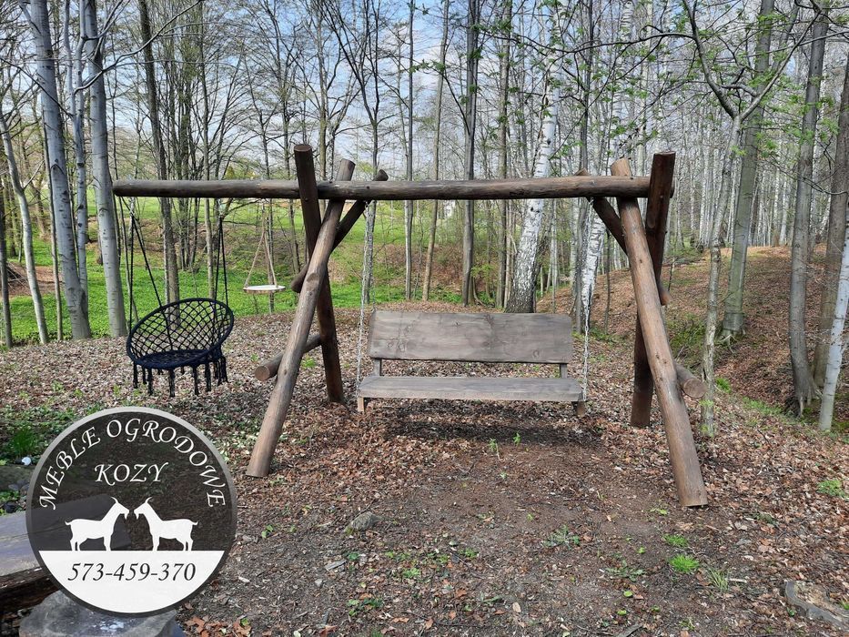 CENY DO KOŃCA LUTEGO Meble ogrodowe drewniane góralskie Lite drewno