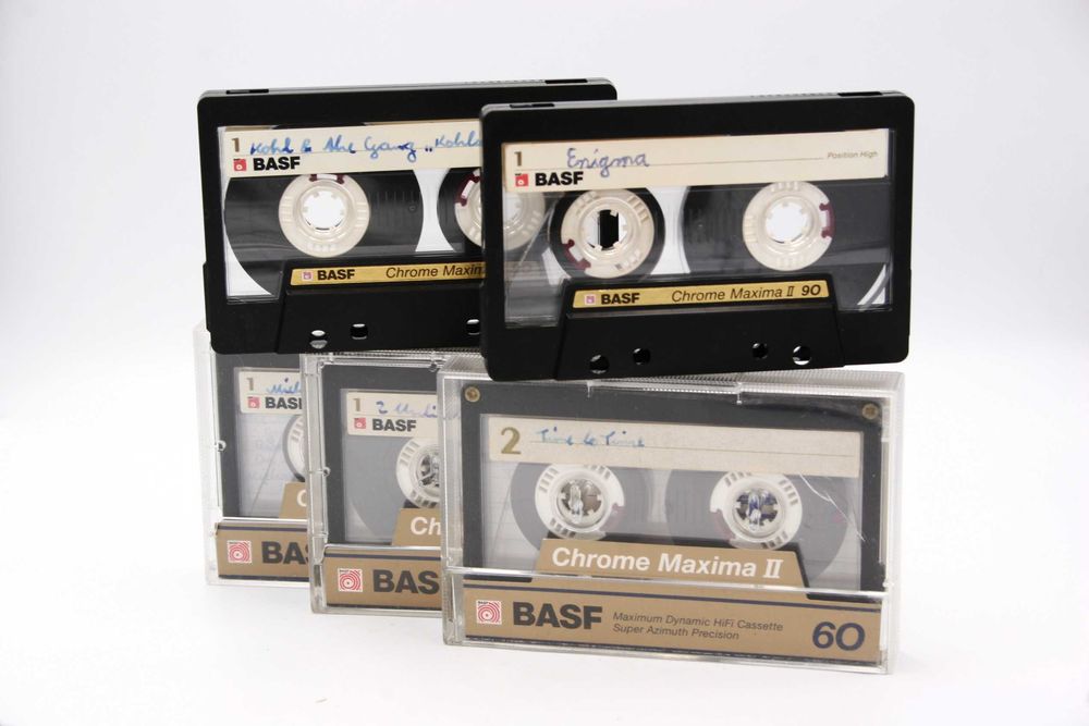 Kasety magnetofonowe BASF Chrome Maxima II 9szt