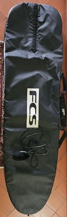 Capa Fcs 7'6 DAY FUN BOARD Black/Warm Grey + Leash Fcs