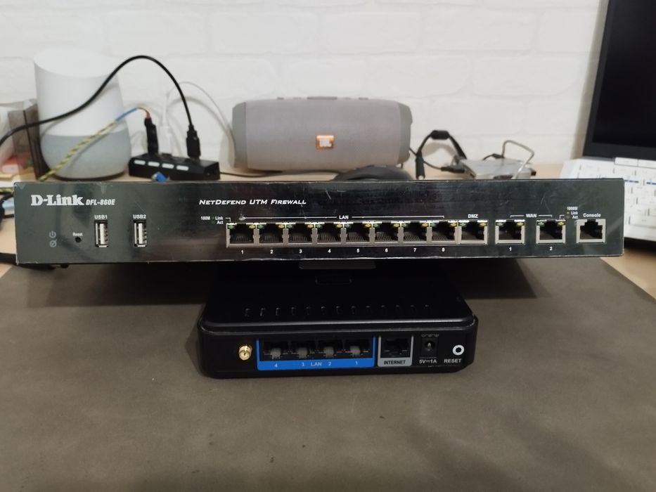 Мережевий екран, VPN маршрутизатор Dlink DFL-860E