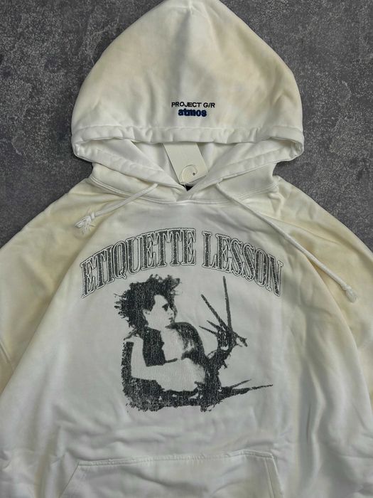 Project G/R GR Grailz hoodie кофта худи біла худі white distressed M L