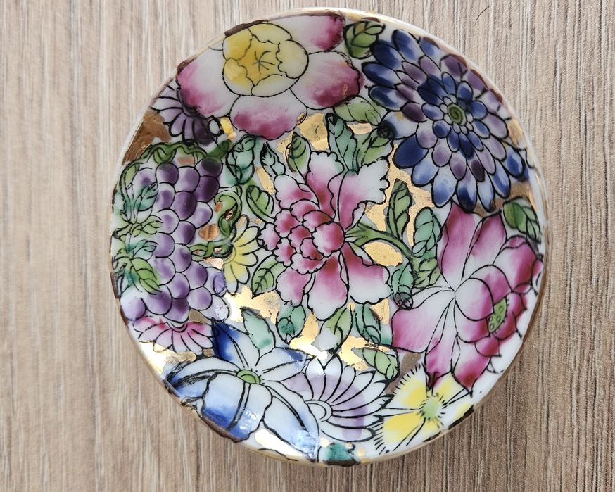 Conjunto de 3 pratosde porcelana chinesa