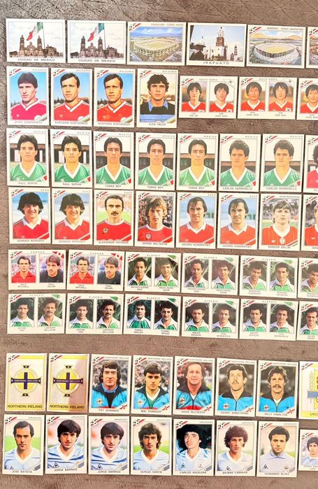 FIFA World Cup Mexico 86 naklejki 85 naklejek PANINI