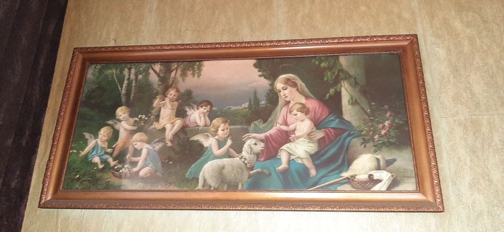 Duży obraz religijny