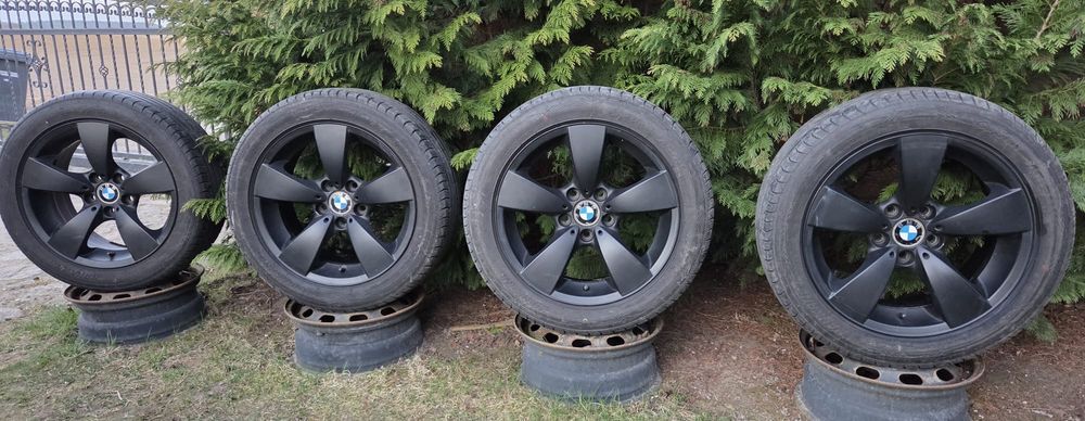 Felgi BMW E60 E61 7,5Jx17 ET20 5x120 Opony Lato 225/50R17