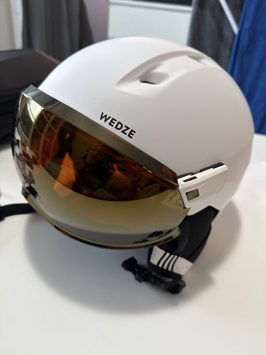 Kask narciarski wedze piste 550 z szybką - stan bardzo dobry
