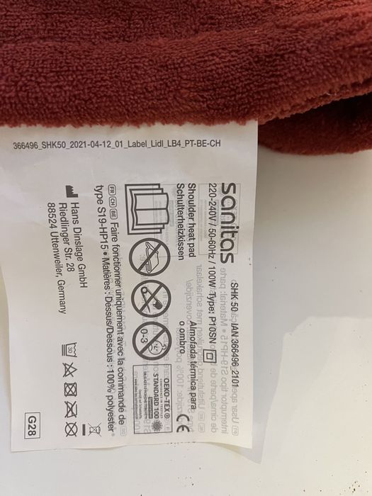 almofada aquecedor pescoço e ombros