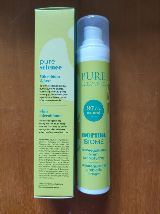 Pure by Clochee Seboregulujący krem prebiotyczny