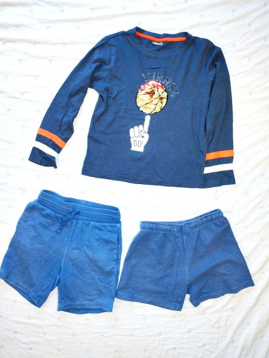 Fajna paczka ubrań dla chłopca 122 128