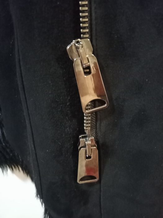 Дублянка з натурального хутра  на блискавці