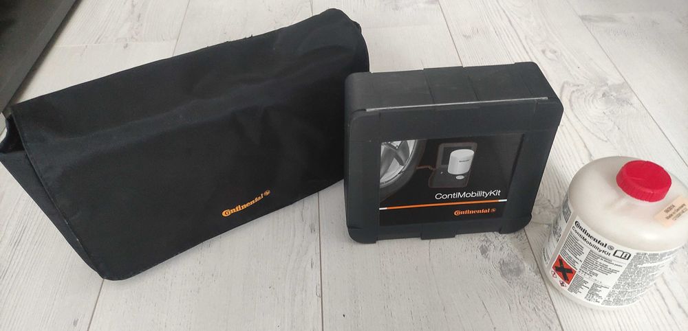 Kompresor samochodowy Continental+klej+etui