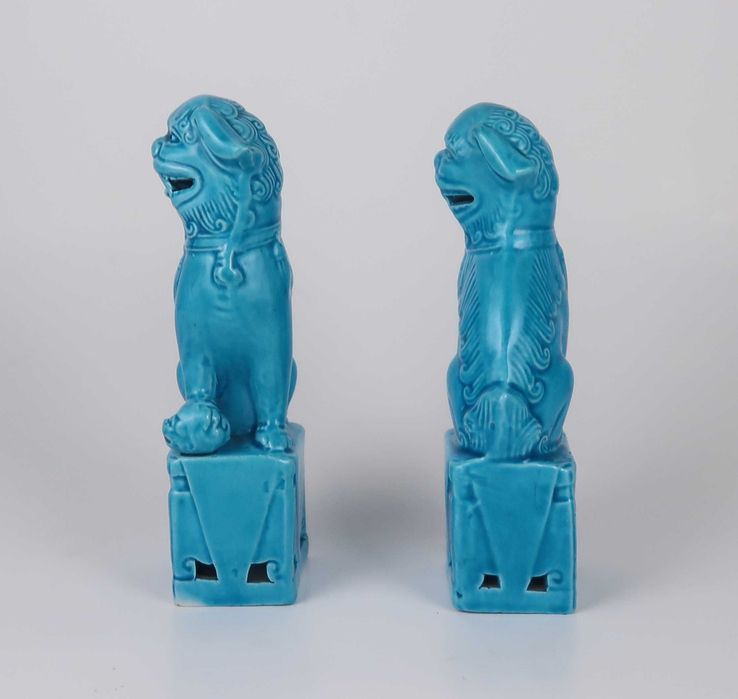 Par de Cães Foo - China - 12 cm