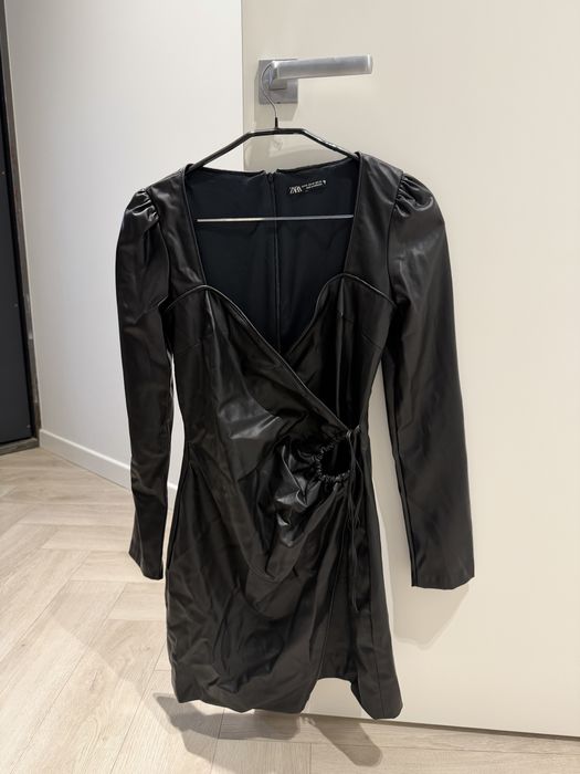 Сукня Zara шкіряна XS