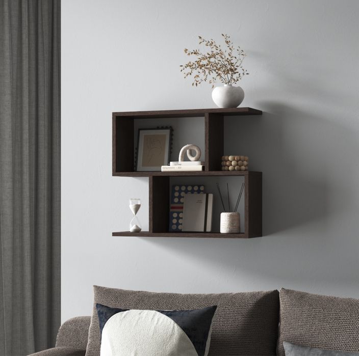 Полка настінна Полиця навісна для книг Стелаж Полочка навесная в офис