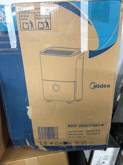 Новий осушувач повітря Midea, модель MDDF-20DERF-QA3-W.
 відповідність