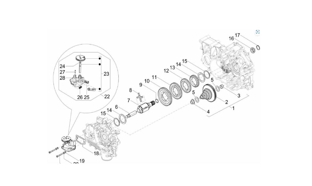 Peças TukTuk Piaggio 422cc 400cc 200cc 50cc