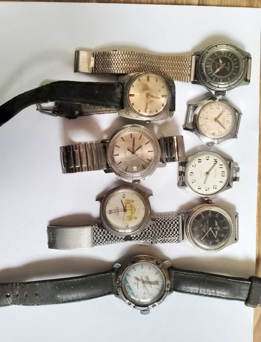 Коллекция Советские часы Восток под ремонт или восстановление