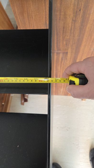 Escada de ferro preta