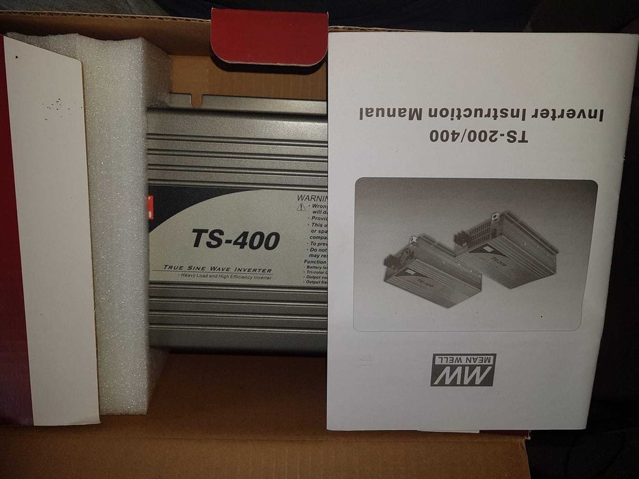 Inverter 12V 230V 400W Meanwell Onda Pura