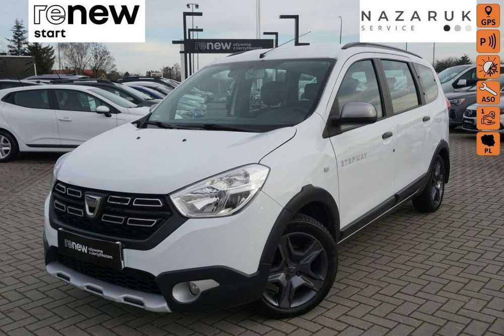 Dacia Lodgy 1.6SCe 102KM Stepway 7os. I właściciel serwis w ASO