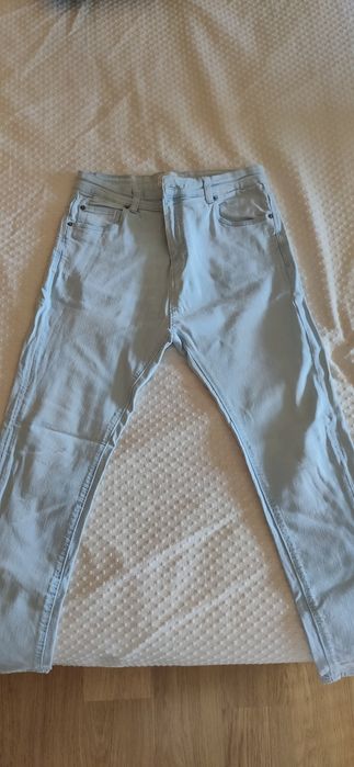 Calças ganga clara Pull & Bear