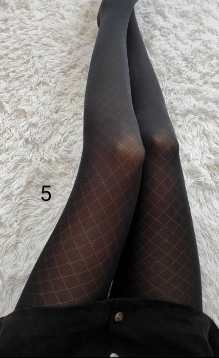 Rozmiar 5- XL  rajstopy wzorzyste