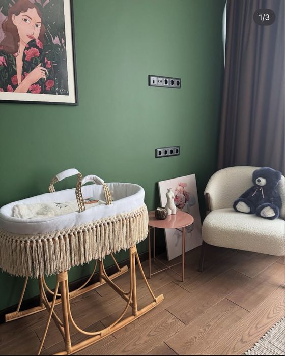 Люлька дитяча плетена