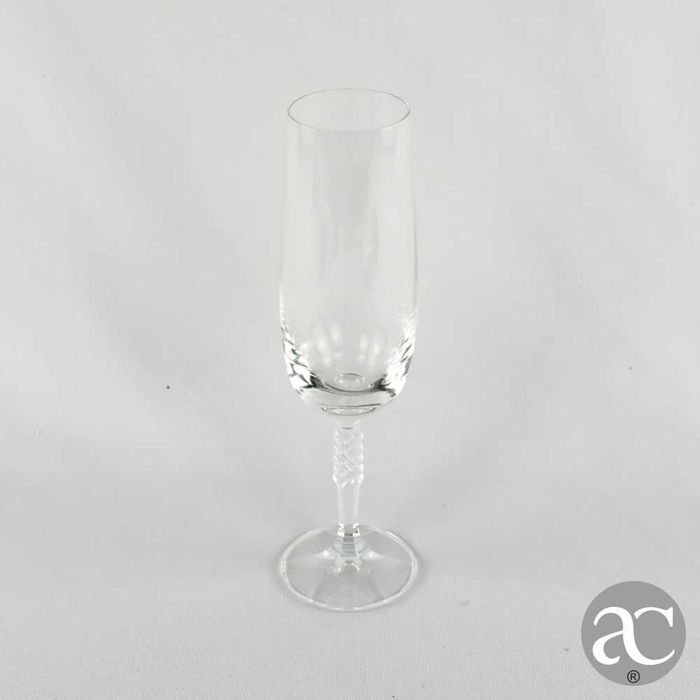 Conjunto de 30 copos em cristal Bohemia incolor, para 6 pessoas